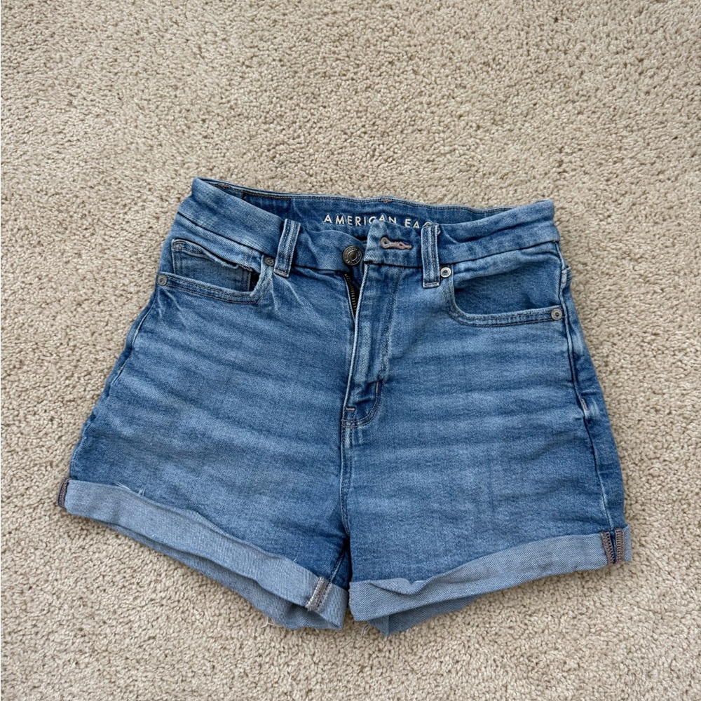American Eagle women’s Jean shorts size 0. - Picture 1 of 3